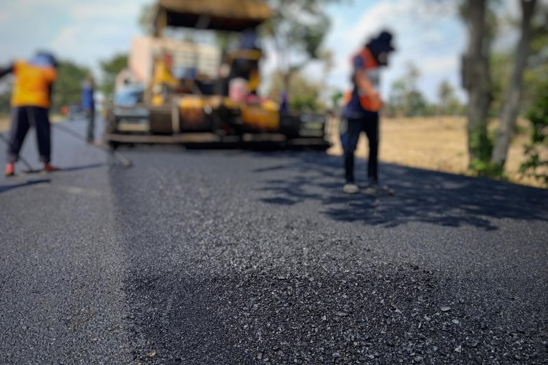 Reparación de carreteras tras los temporales de marzo