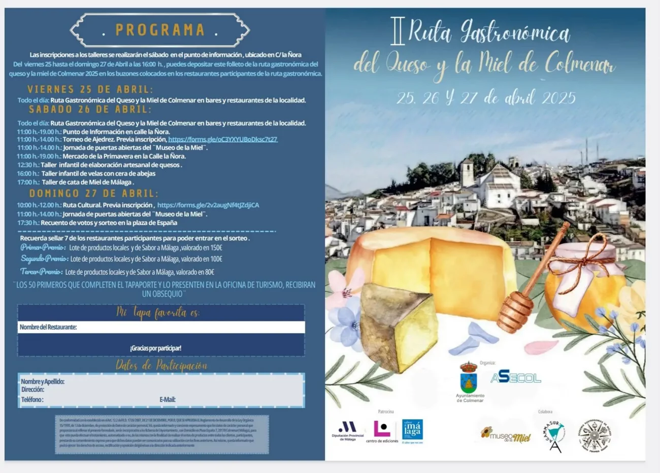Ruta gastronomica Colmenar