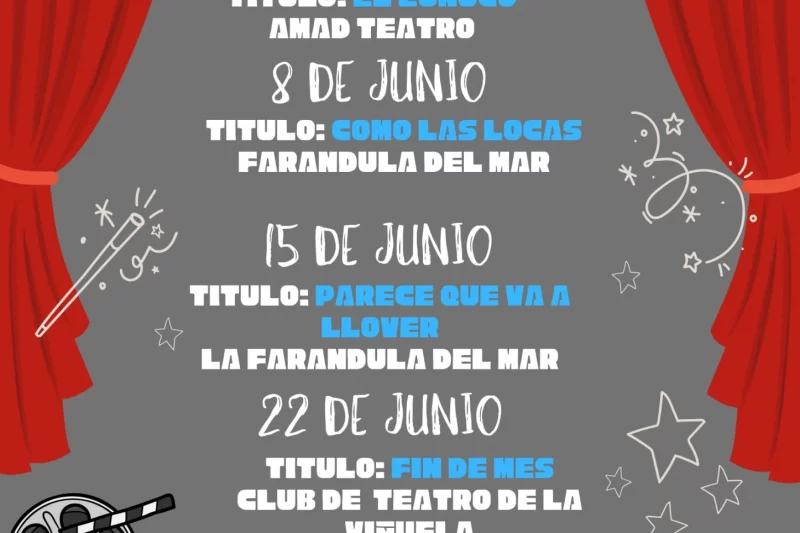 “Domingos de Teatro” llenará de artes escénicas las tardes de junio en Periana