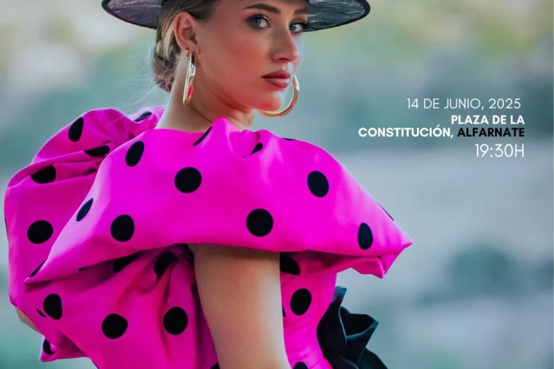 Alfarnate llena de arte sus calles con la II Pasarela de Moda Flamenca