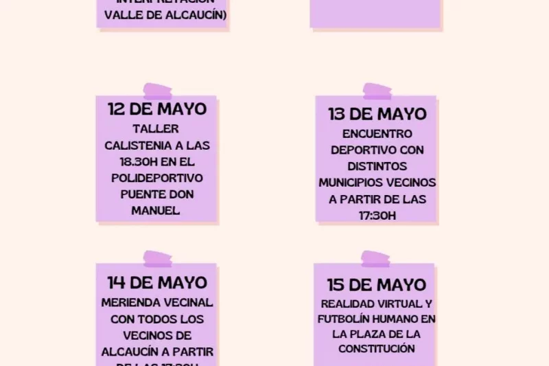 Alcaucín celebra su Semana Cultural con teatro, deporte y tradición