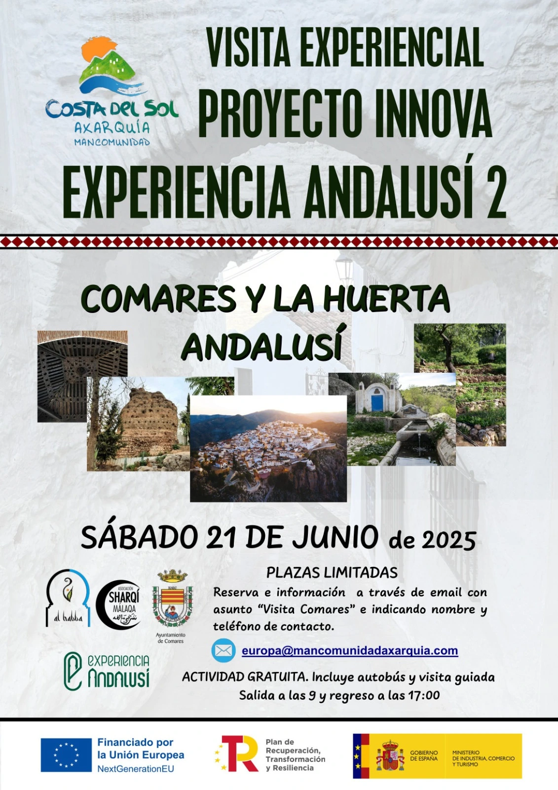 Visita guiada a Comares y la Huerta Andalusí