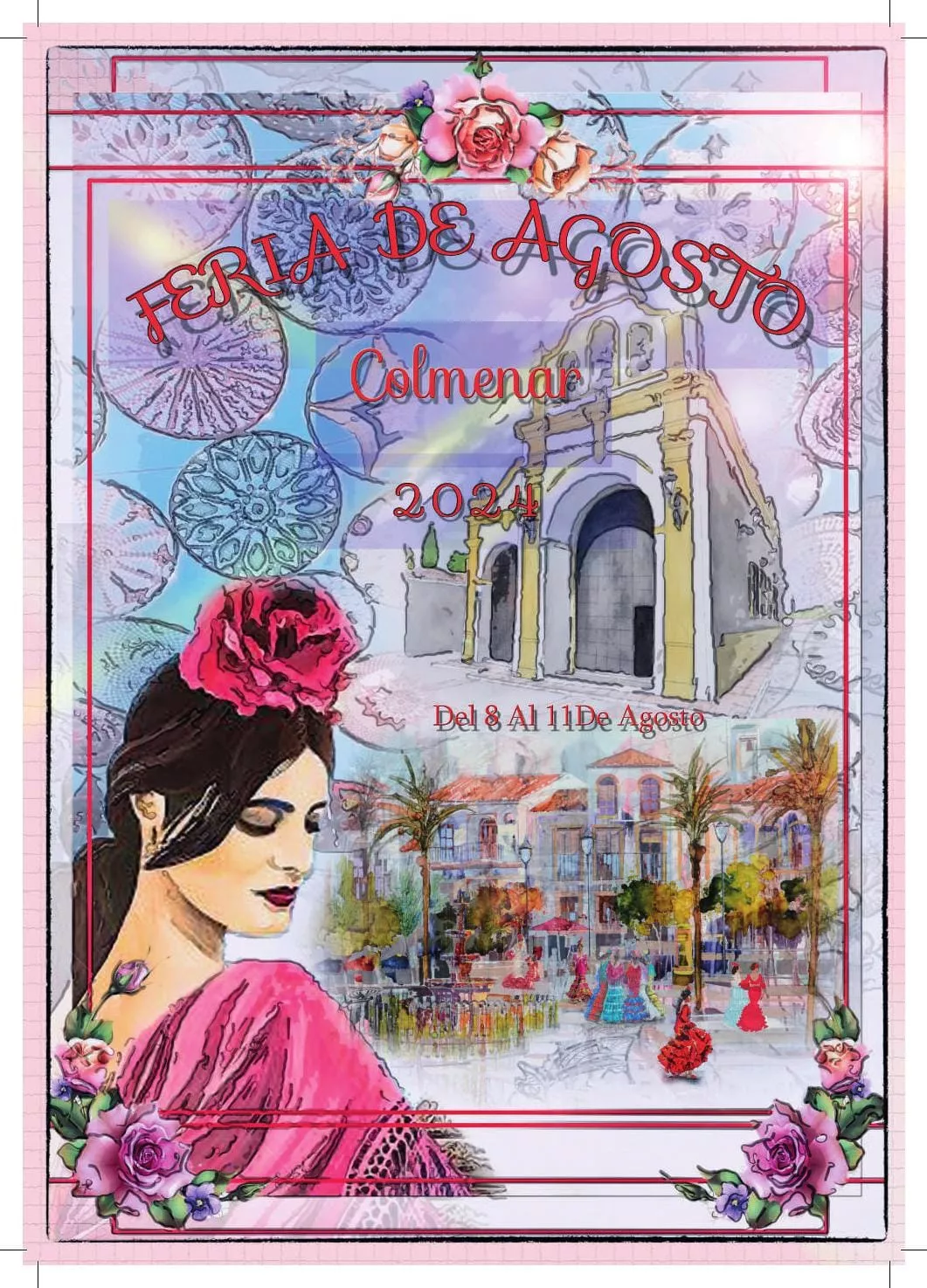 Cartel de feria de Colmenar 2024