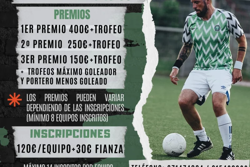 Canillas de Aceituno celebra sus 12 Horas de Fútbol 7 el próximo 2 de agosto