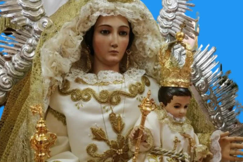 Cartel de lujo para la Feria de agosto de Canillas de Aceituno en honor a la Virgen de la Cabeza