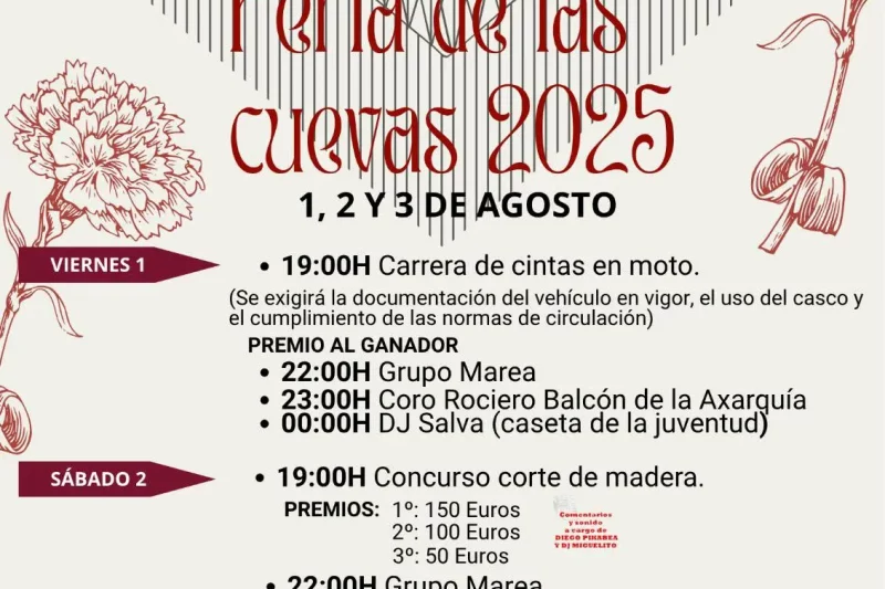 Comares se prepara para celebrar su Feria de las Cuevas del 1 al 3 de agosto