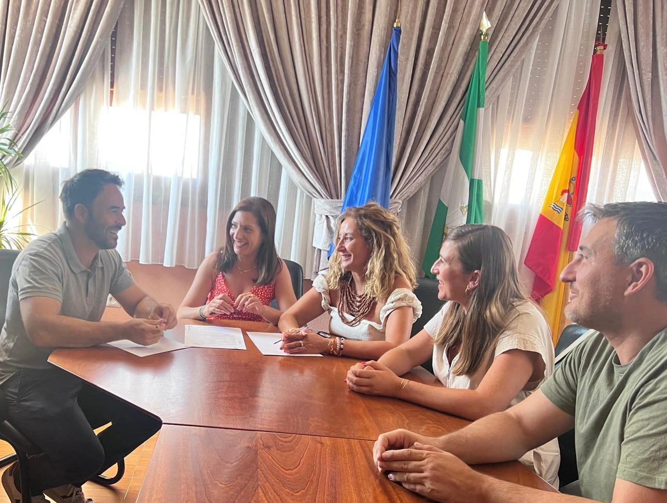 Reunión CMIM en Comares. Foto: Mancomunidad de Municipios Costa del Sol Axarquia