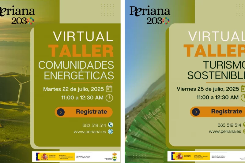 Periana organiza dos talleres virtuales para avanzar hacia un modelo más sostenible