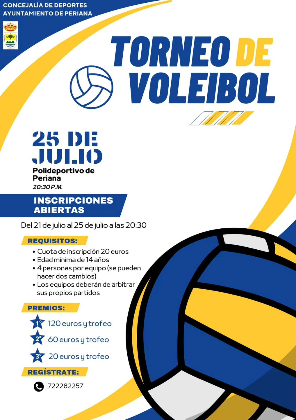 Torneo de voleibol en Periana