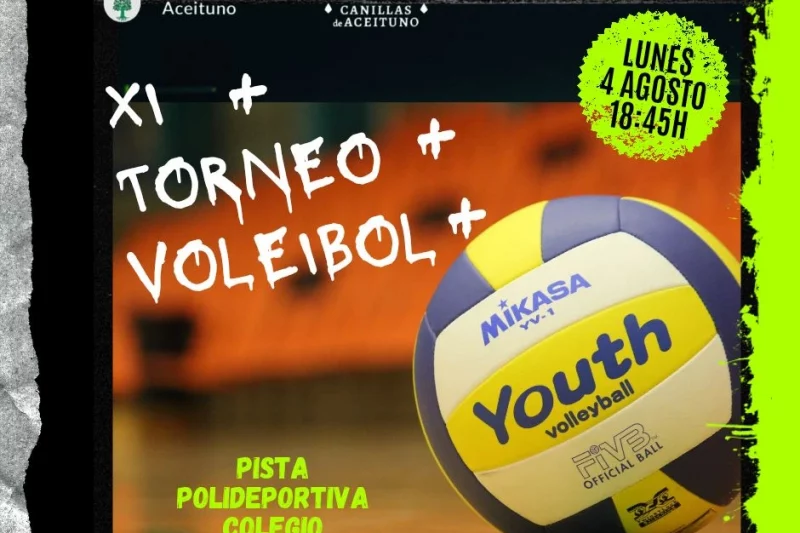 Canillas de Aceituno celebra el XI Torneo de Voleibol dentro de su Semana Deportiva