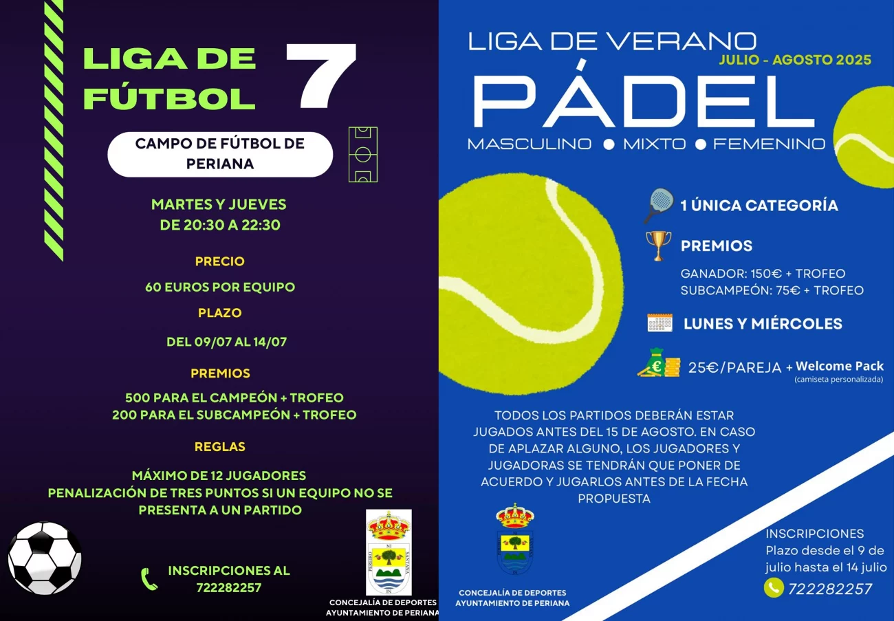 Torneos de verano en Periana