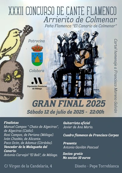 XXXII Concurso de Cante Flamenco “Arrierito de Colmenar”