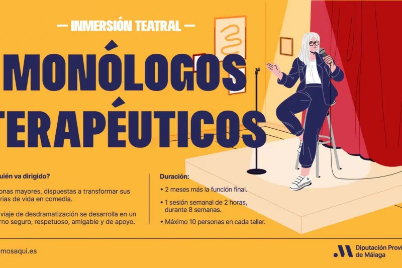 Monólogos terapéuticos: una nueva actividad para mayores con enfoque emocional y creativo