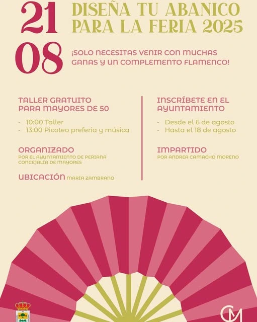 Taller diseña tu abanico