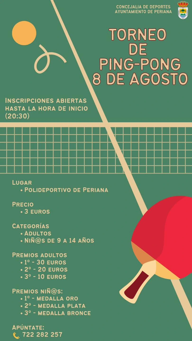 Torneo de PinPong de Periana