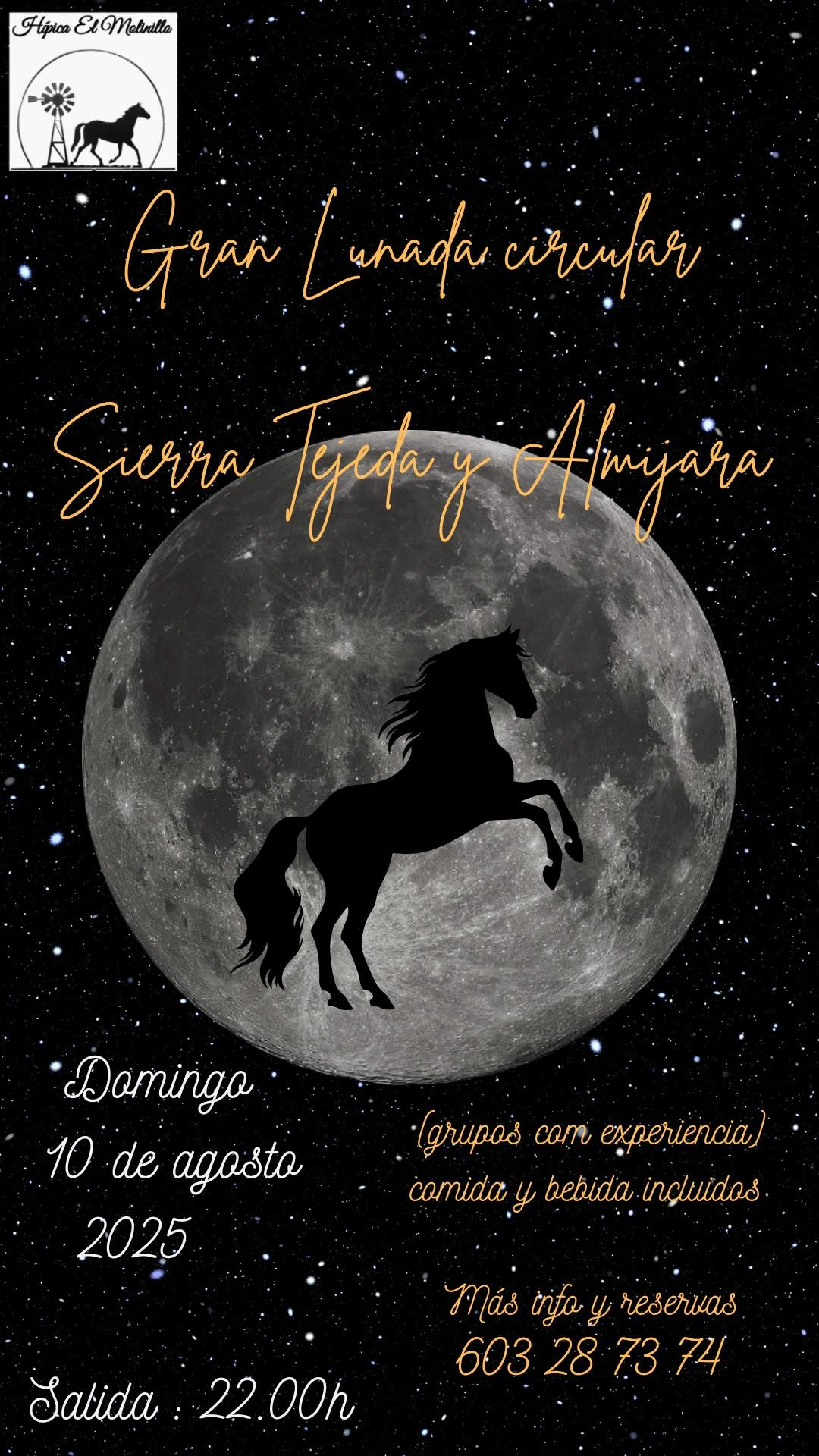 Gran lunada circular por la Sierra de Tejeda