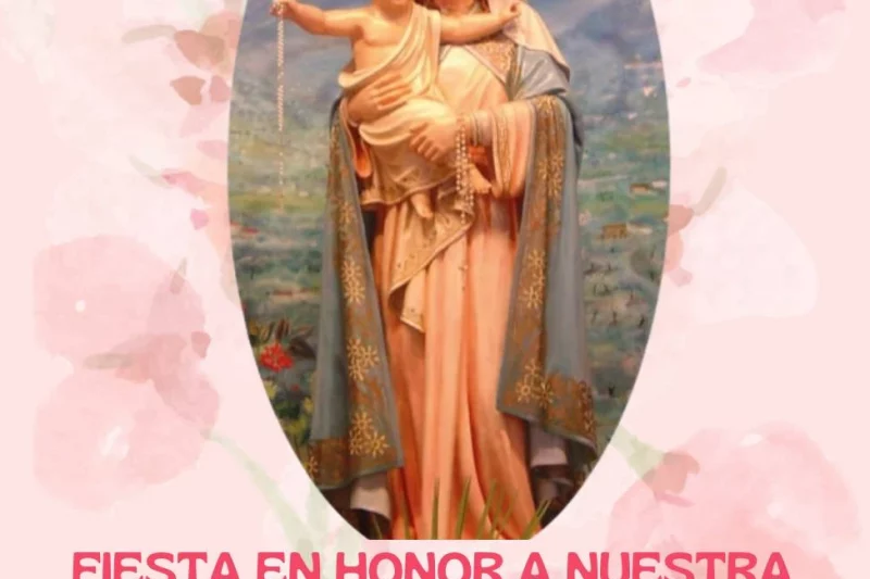 Alcaucín celebra su Fiesta en honor a la Virgen del Rosario el próximo 4 de octubre