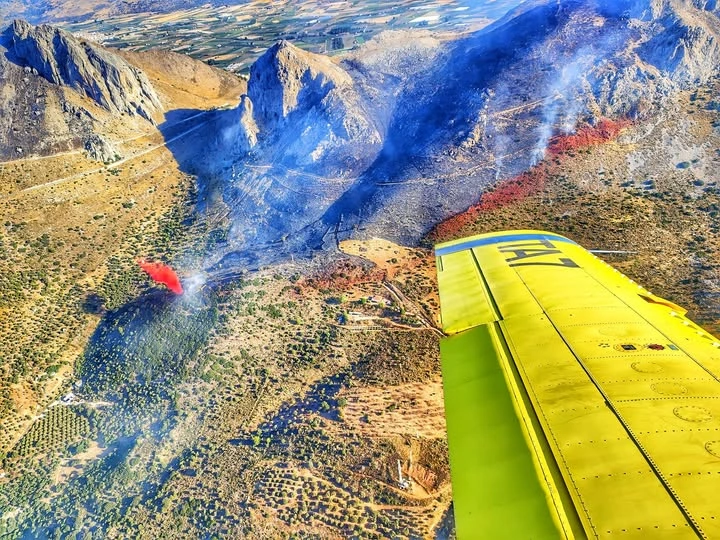 Segundo incendio forestal en una semana en Alcaucín
