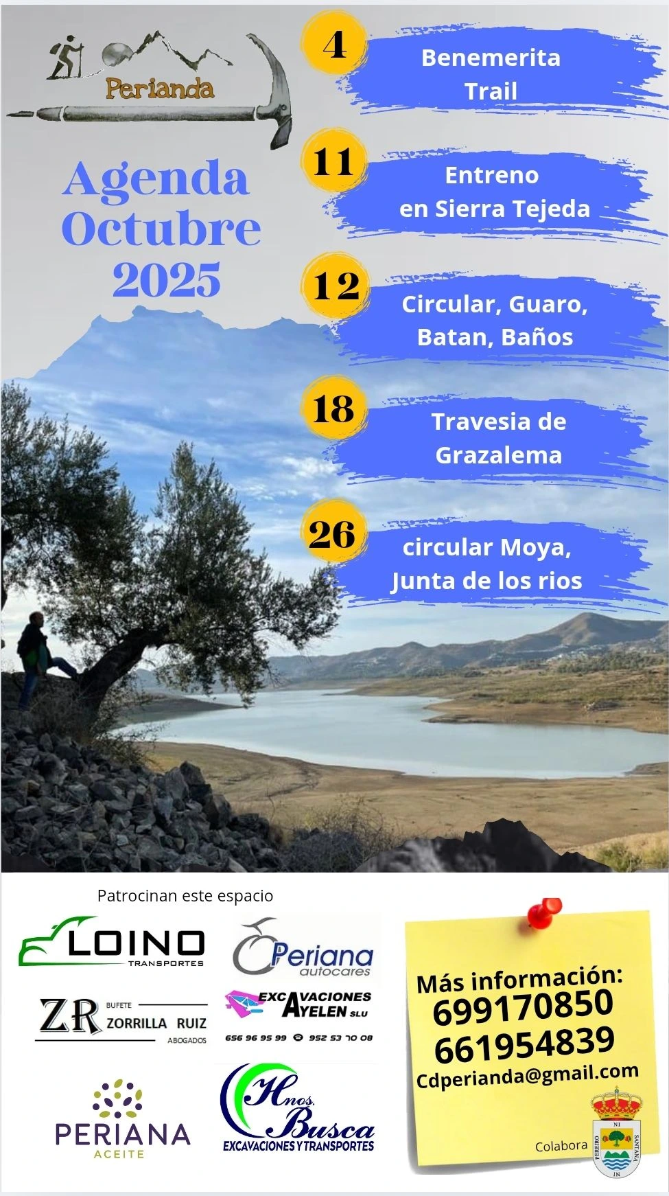 calendario Perianda octubre 2025