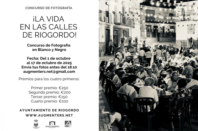 Riogordo convoca un concurso de fotografía en blanco y negro para retratar la vida en sus calles