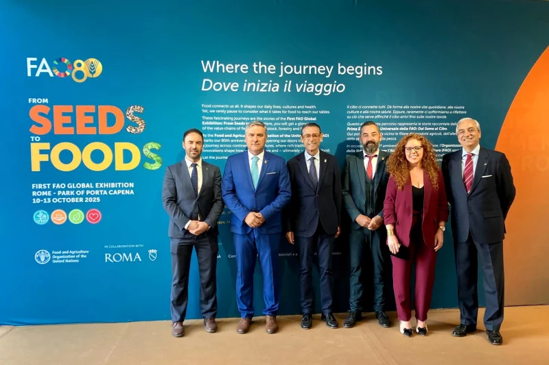 El sistema agrícola “Uva Pasa de Málaga”, embajador de la Axarquía en la Exposición Mundial de la FAO