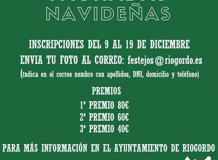 Riogordo convoca el II Concurso de Fachadas Navideñas para llenar el municipio de ambiente festivo