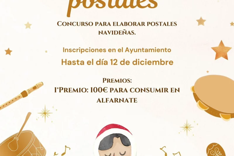 Alfarnate convoca su Concurso de Postales Navideñas 2025 para fomentar la creatividad local