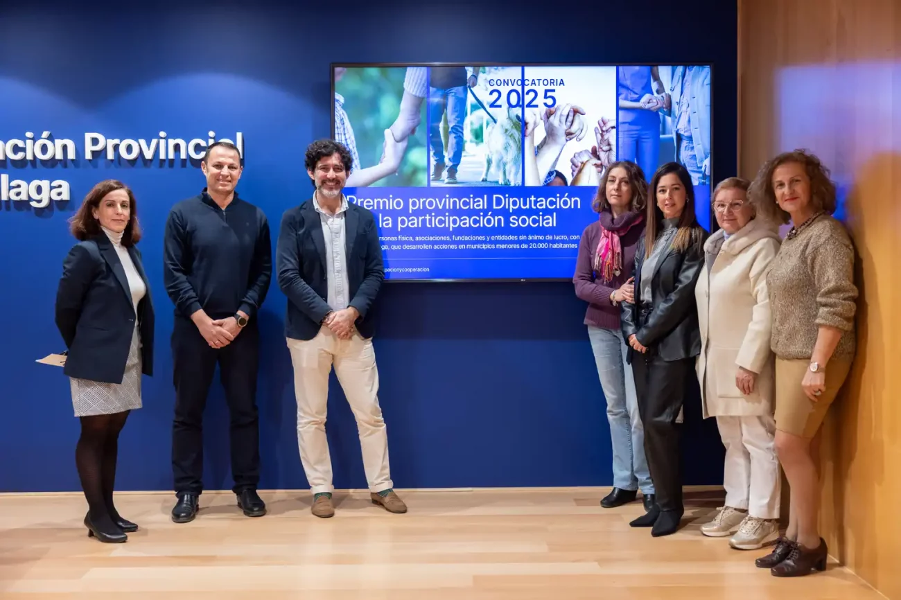 Presentación en Diputación del Premio por la participación social