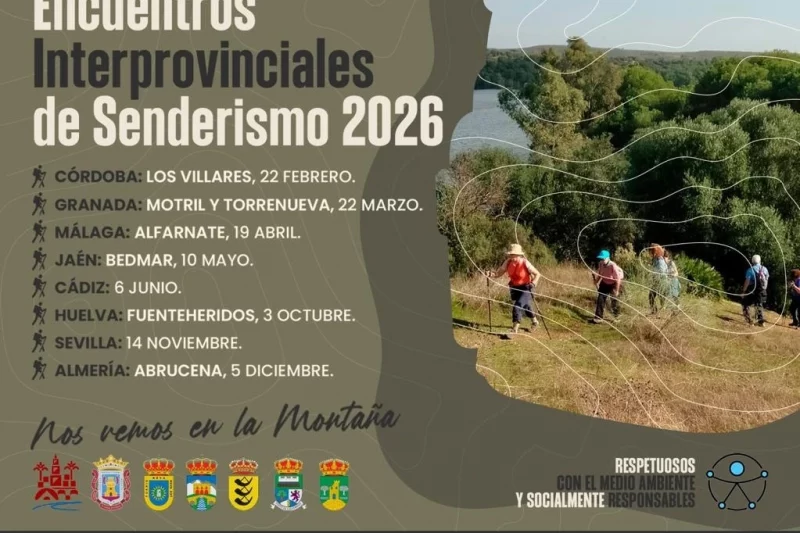 Alfarnate será sede de los Encuentros Interprovinciales de Senderismo 2026 de la FADMES