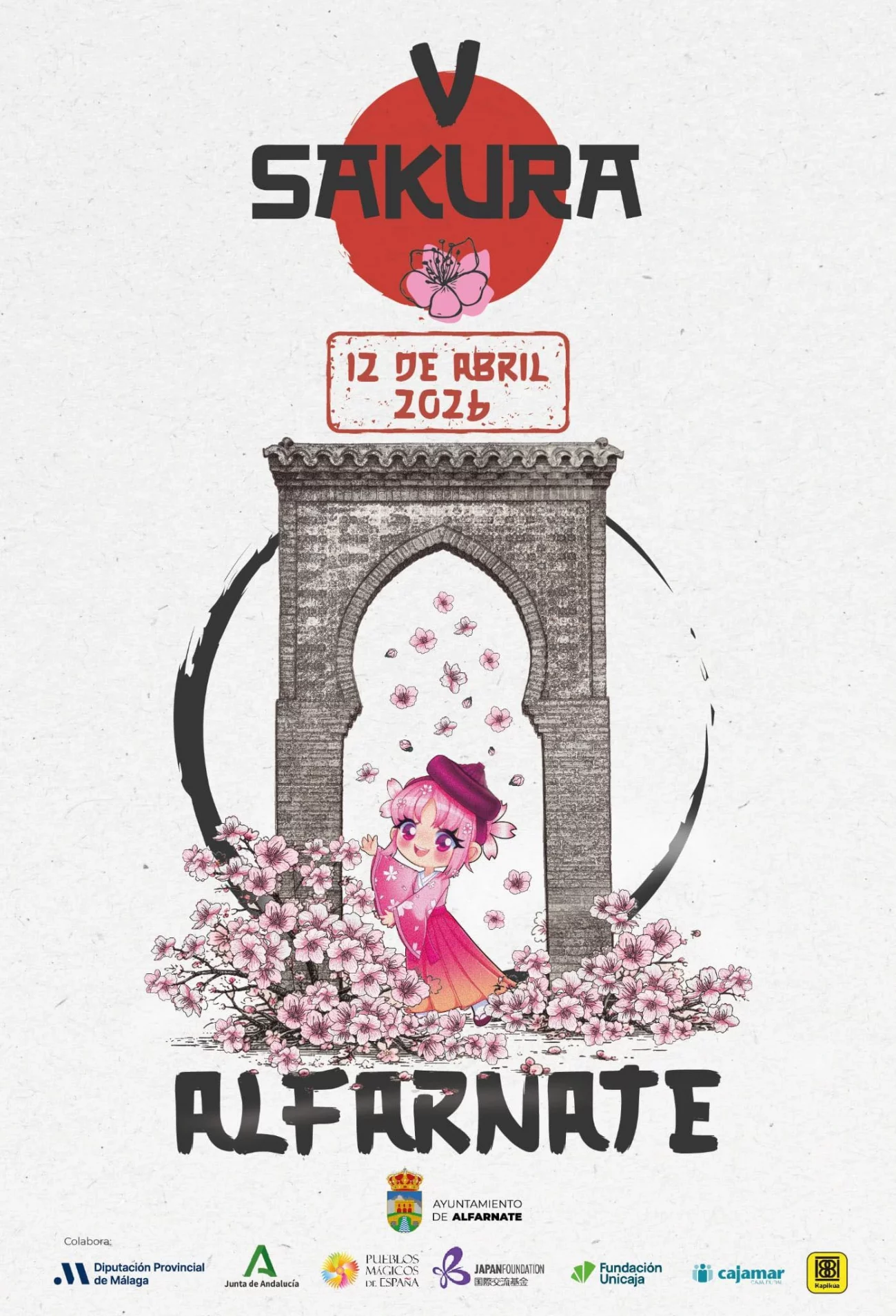 Cartel Sakura Alfarnate 2026