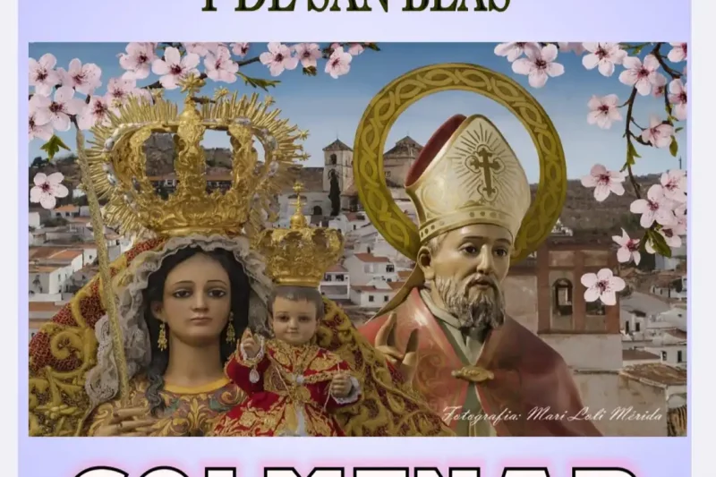 Colmenar celebra sus Fiestas Patronales en honor a la Virgen de la Candelaria y San Blas del 31 de enero al 3 de febrero
