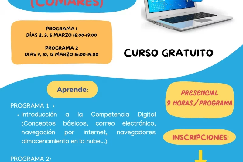 Formación competencias digitales en Comares
