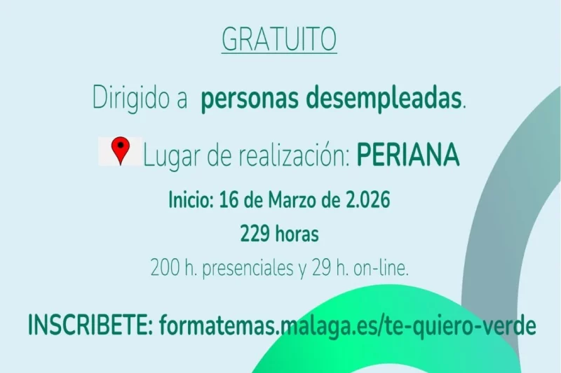 Curso de Educador Ambiental en Periana