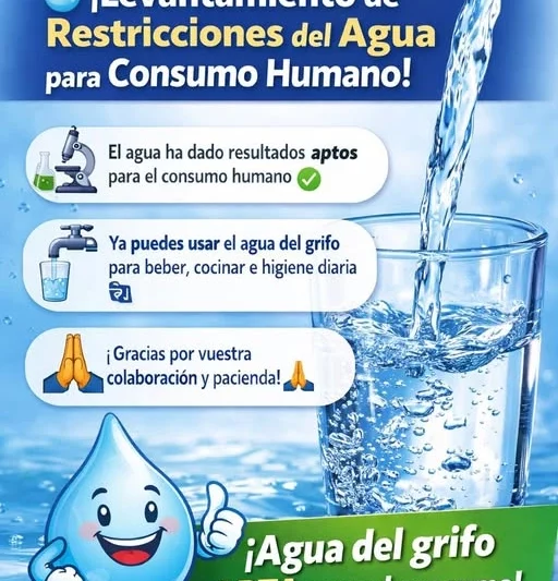 Canillas de Aceituno levanta la prohibición y declara apta el agua del grifo para consumo