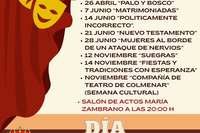 Agenda teatral de Periana 2026