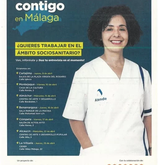 Alcaucín y La Viñuela acogen unas Jornadas de empleo sociosanitario